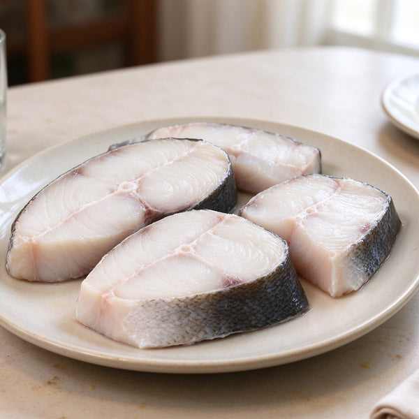 Fresh Halibut Steaks Cut Thick